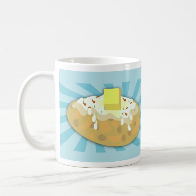 Mug Amoureux de la pomme de terre amusante conception (Gauche)
