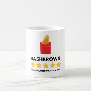 Mug amoureux de la restauration rapide brun