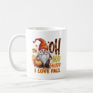 Mug Amoureux de la saison automnale gnome mignon