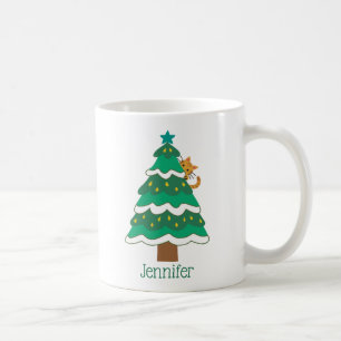 Mug Amoureux de les chats mignons arbre de Noël person