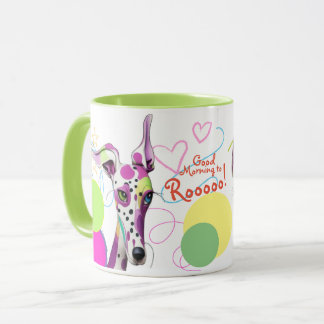 Mug Amoureux de les chiens Greyhound Jouant à l'art he