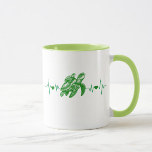 Mug amoureux de l'océan