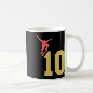 Mug Amoureux de skateboard pour 10 ans de anniversaire