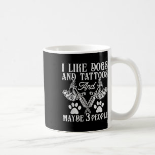 Mug Amoureux de tatouage et de chien drôle de tatouage
