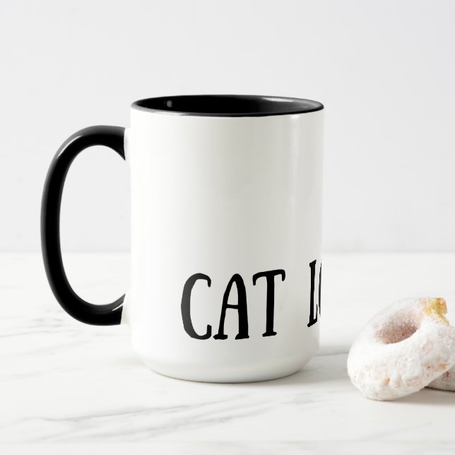 Mug Amoureux des chats (Avec donut)