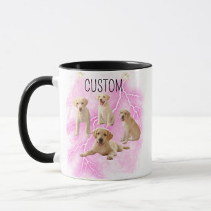 Mug Amoureux des chats de chien personnalisé moderne B