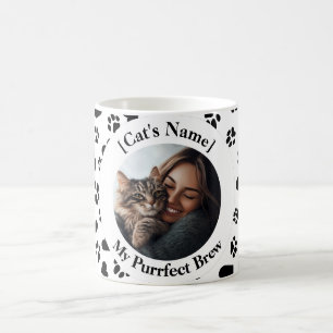 Mug Amoureux des chats personnalisé avec photo et 