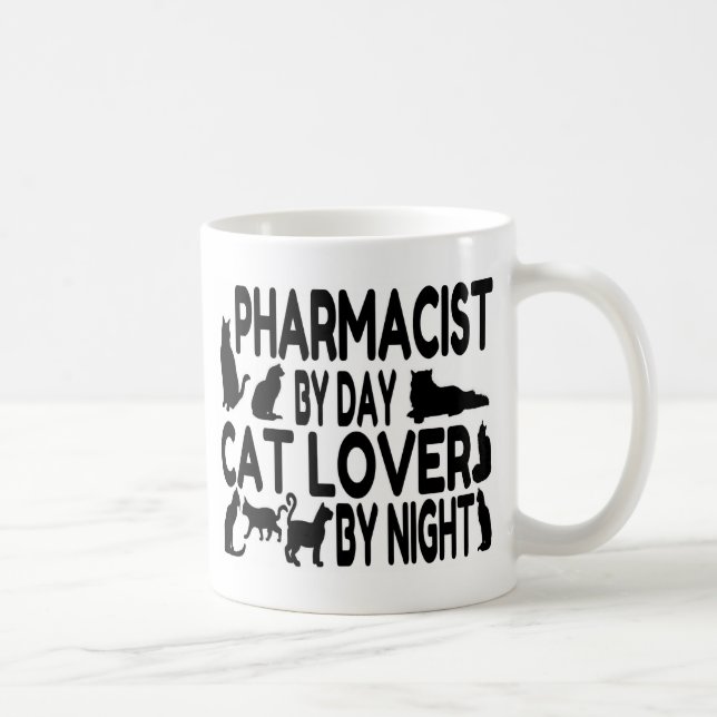 Mug Amoureux des chats pharmacien (Droite)