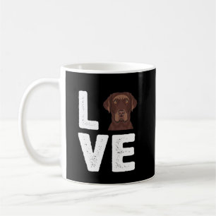Mug Amoureux des chiens   I Love Chocolate Labrador
