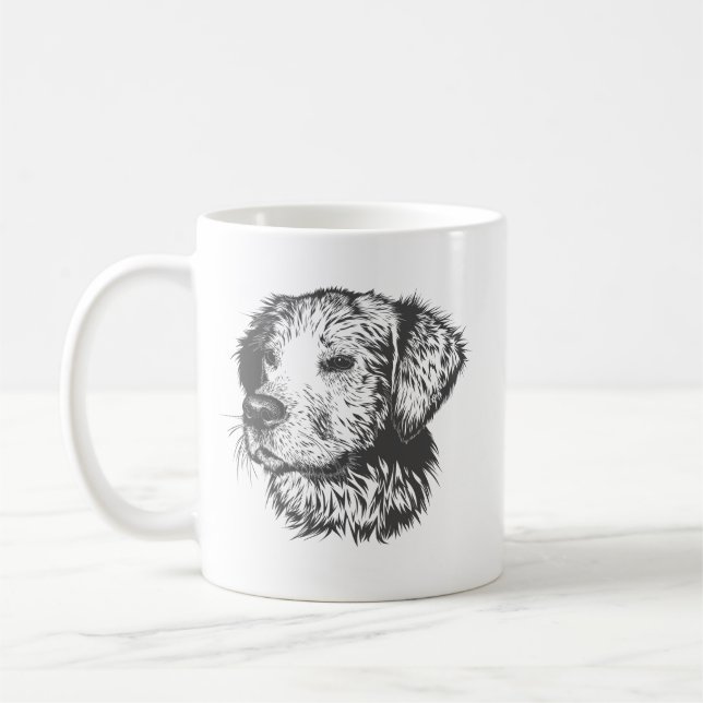 Mug Amoureux des chiens mugh (Gauche)