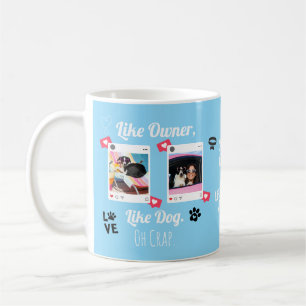 Mug Amoureux des chiens personnalisé   Cadeau phot