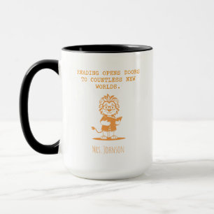 Mug Amoureux des livres de nouveaux mondes s'ouvre des
