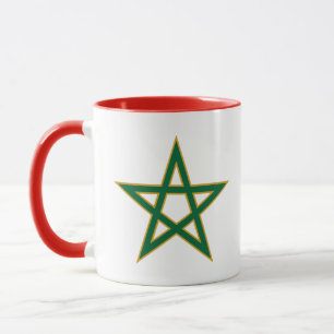 Mug Amoureux du Maroc Drapeau Marocain Football