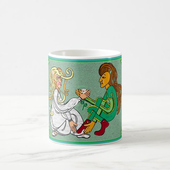 Mug Amoureux irlandais Jour de la Saint Patrick Celtic (Centre)