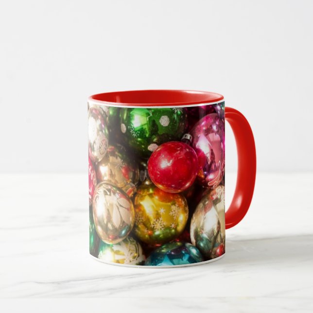 Mug "Ampoules de Noël" (Devant droit)