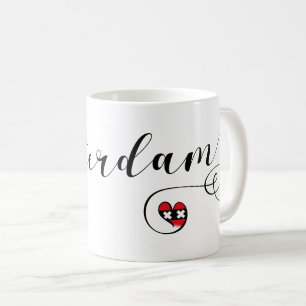 Mug Amsterdam Heart Mug, Pays-Bas