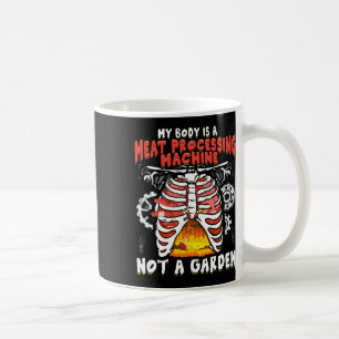 Mug Amusant Anti Vegan Meat Mater Funny Meat Lover Bbq