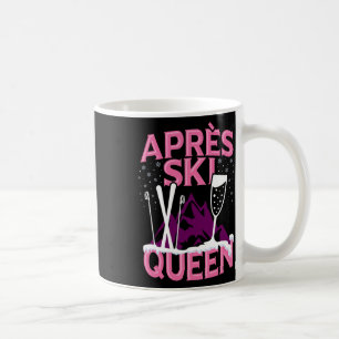 Mug Amusant Apres Ski Queen Ski Winter Sports Party F