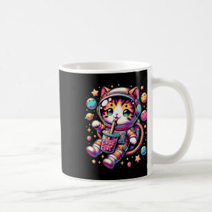 Mug Amusant astronaute espace Kawaii Boba Tea Cat