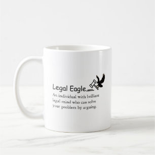 Mug Amusant Avocat Juridique Aigle Dire / Citer Droit