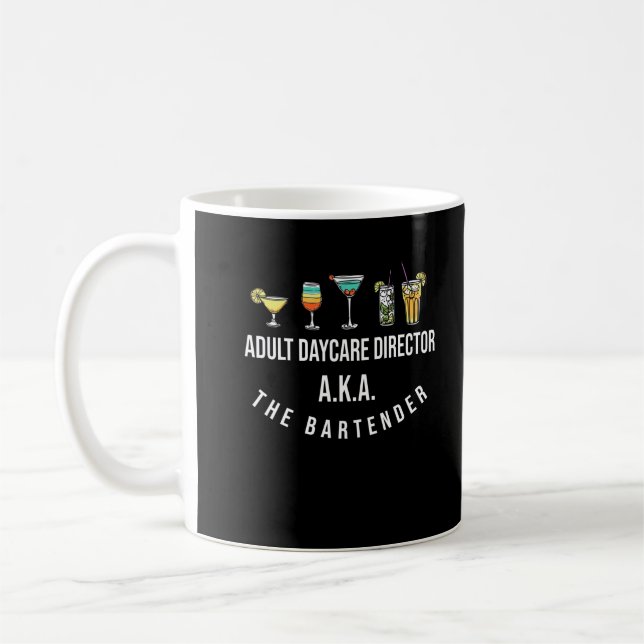 Mug Amusant Bartender Alcool Mixer Barkeeper plaisante (Gauche)
