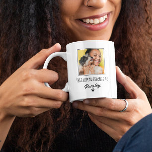 Mug Amusant Cet Être Humain Appartient À La Photo Pour