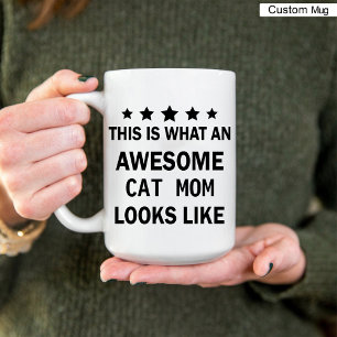 Mug Amusant Chat génial Maman / Amoureux des chats Caf