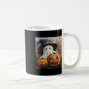 Mug Amusant Citrouille fantôme mignon Halloween Patchw