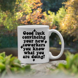 Mug Amusant Co-Travailleur Bonne chance Adieu