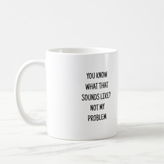 Mug amusant, Dons Amusants, Mug de café amusant (Gauche)