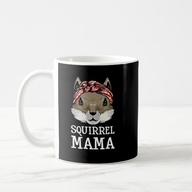 Mug Amusant Écureuil Mama Rongeurs Chipmunks Lover Mam (Gauche)