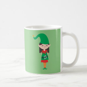 Mug Amusant Elf Fille de Noël