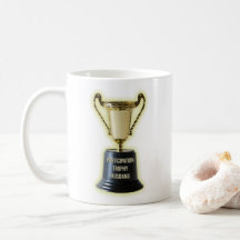 Amusant époux du trophée de participation