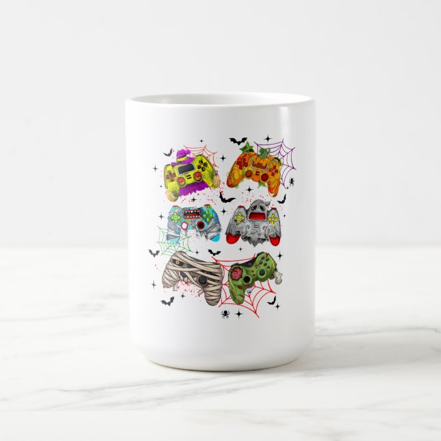 Mug Amusant Gamer coupe Halloween (Centre)