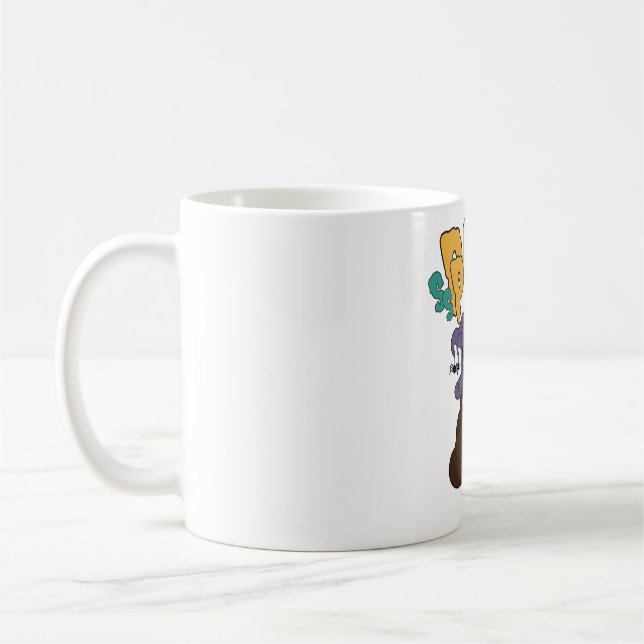 Mug Amusant Humour de salle de bain Halloween Poo Éffr (Gauche)
