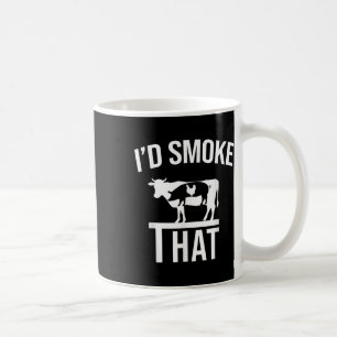 Mug Amusant Id Fumée Que Les Hommes Grilling Party Bbq