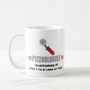 Mug Amusant, j'aime la pizza