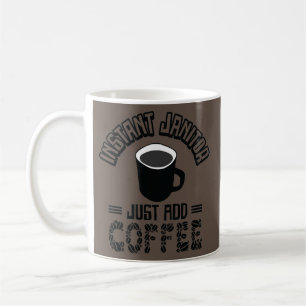 Mug Amusant Janitor Nettoyant Gardien Louveur De Café 