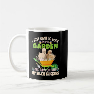 Mug Amusant Jardinage Plante Lover Silkie Chicken Prem