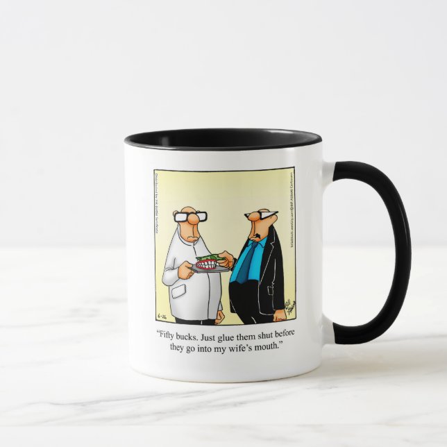 Mug Amusant mariage Humour confiture cadeau (Droite)