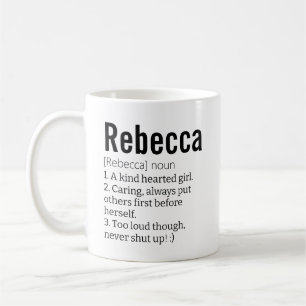 Mug Amusant Meilleure Rebecca Définition LPA Dwarfism