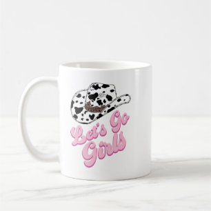 Mug Amusant Rose Allons-y les Filles Country 