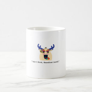 Mug amusant sur les médias sociaux, mugs amusants