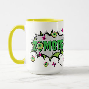 Mug Amusant Zombie Pop Art