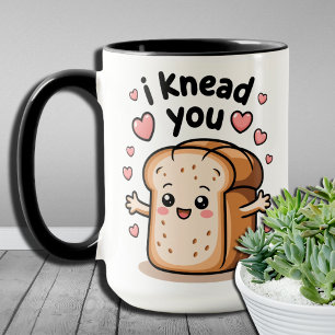 Mug Amusante Boulangerie Lover Cadeau Cute Kawaii 'Je 