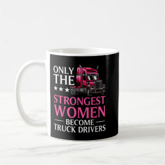 Mug Amusante Femme Conducteur De Camion Conception Pou