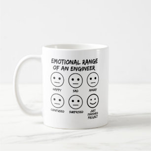 Mug Amusante Gamme Émotionnelle D'Un Ventilateur D'Ing