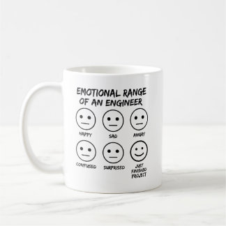 Mug Amusante Gamme Émotionnelle D'Un Ventilateur D'Ing