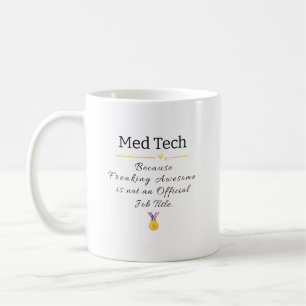 Mug Amusante Mug-cadeau Med Tech pour Lab Heroes