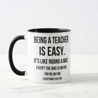 Mug Amusante Mug, l'idée d'un cadeau pour l'enseignant